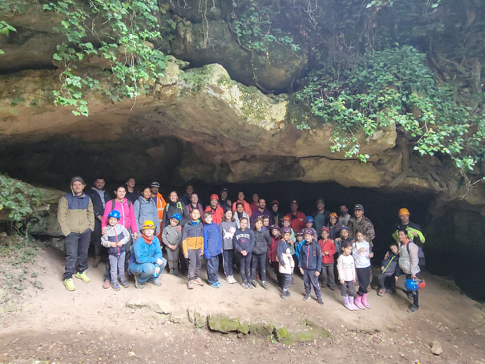 Après la sortie de la grotte