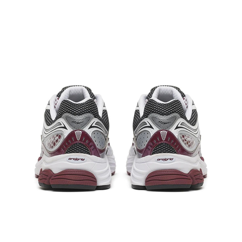 Thumbnail: SAUCONY S101245-1095 Progrid Omni 9 white/maroon.
