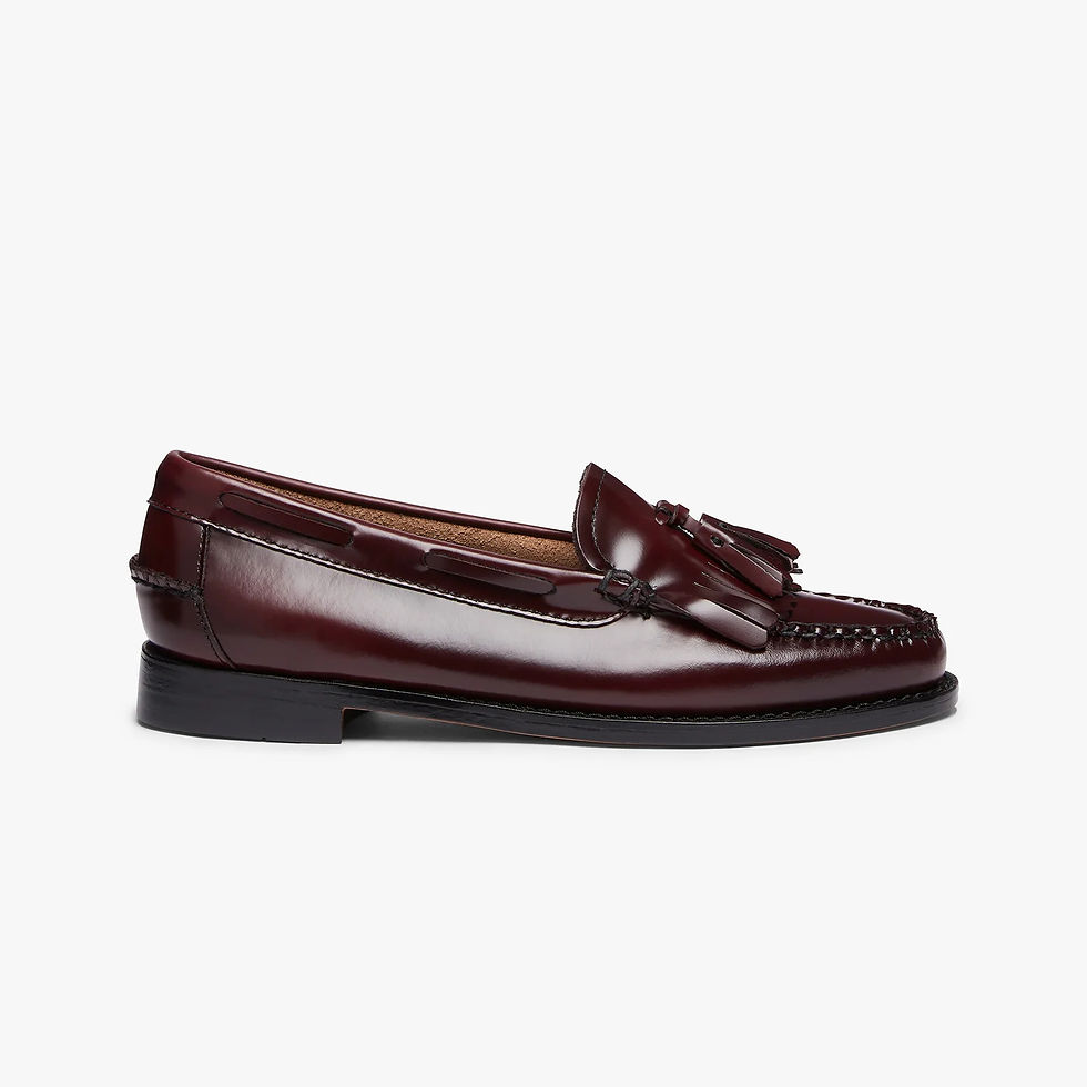 WEEJUNS BA41020 Esther Kiltie Loafers wine.