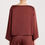 Thumbnail: STUDIO CLIQUE Margot Wide Sleeved Top With Boat Neck cranberry.