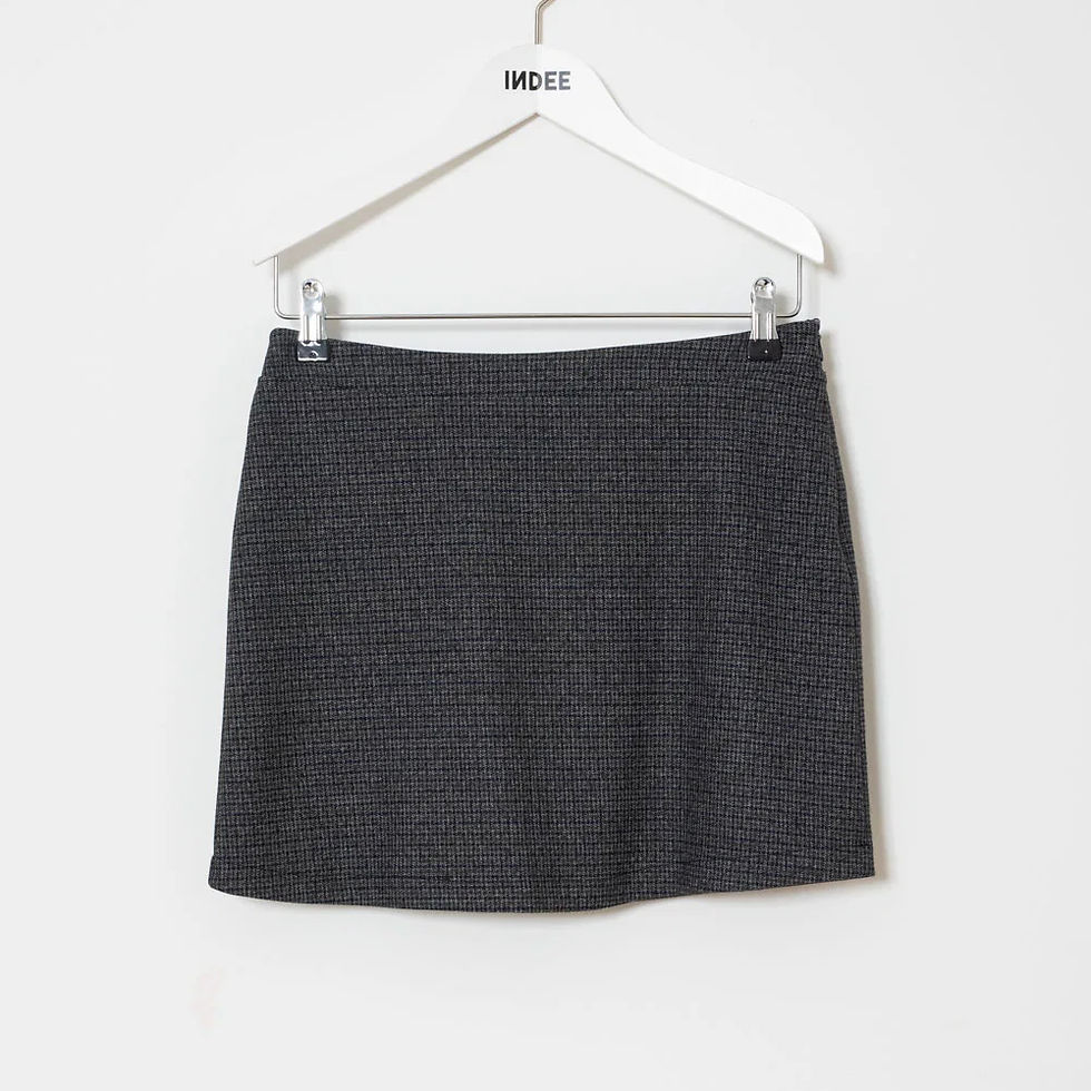 Thumbnail: INDEE Wagram Mini Skirt grey.