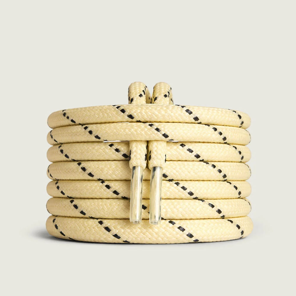 POSA Laces butter yellow/navy.