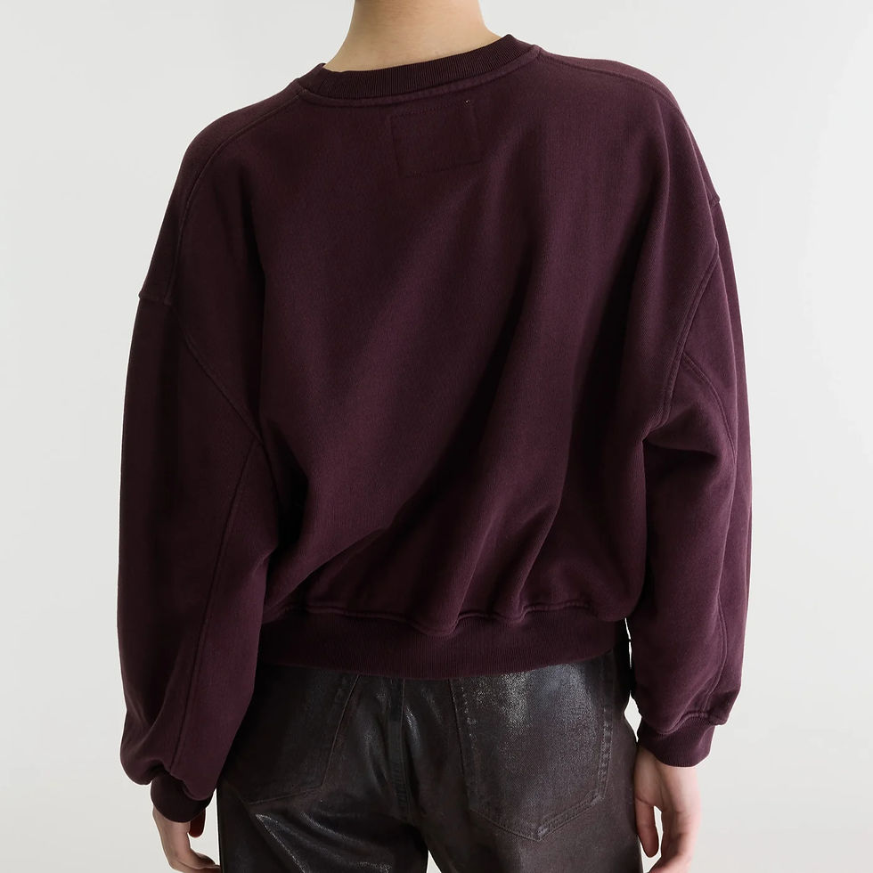 Thumbnail: BELLEROSE BW262302 Fancy Sweater burgundy.