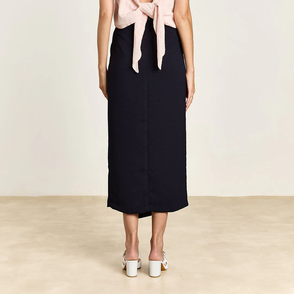 Thumbnail: STUDIO CLIQUE Ivy Midi Skirt navy.