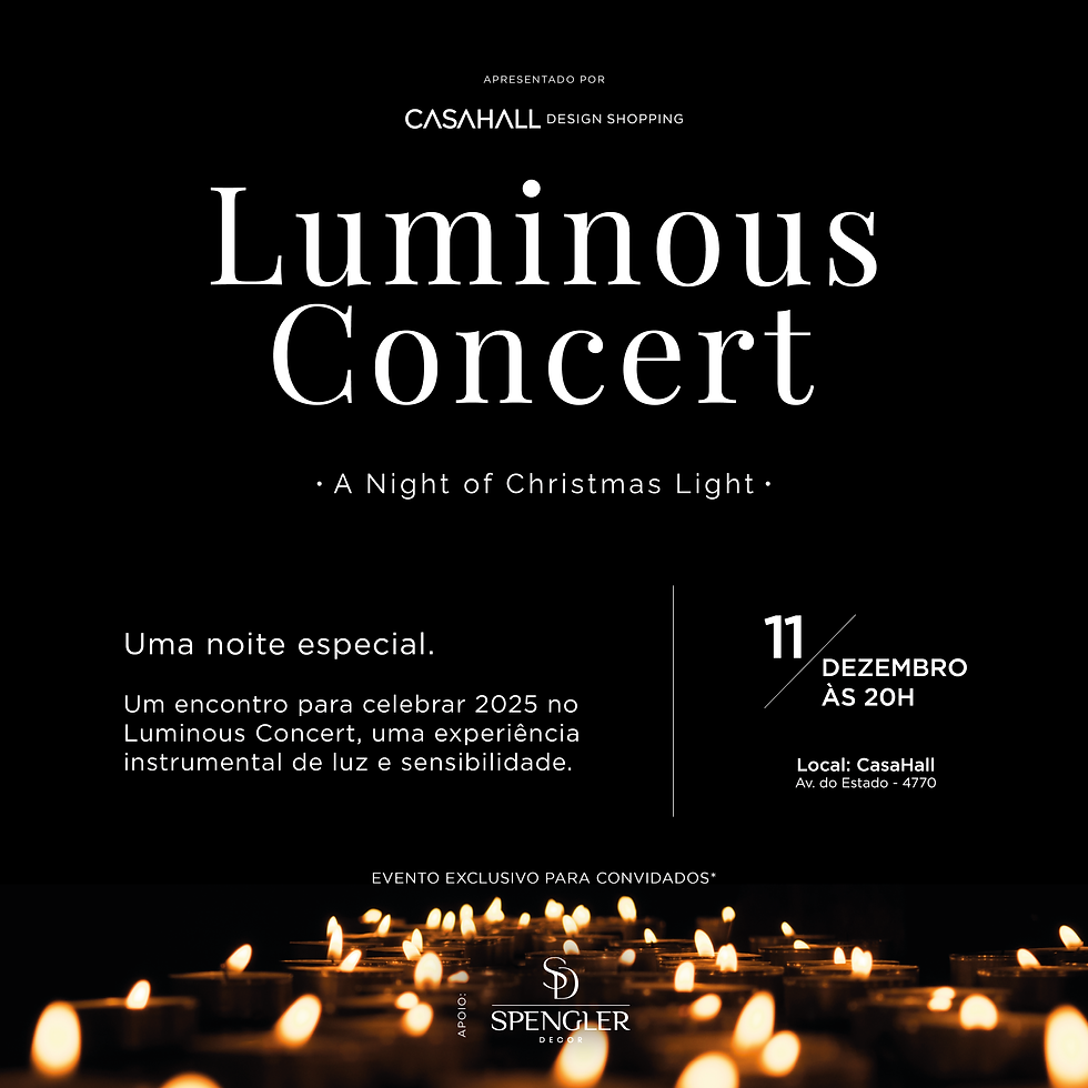 Luminous Concert | Experiência Instrumental Exclusiva