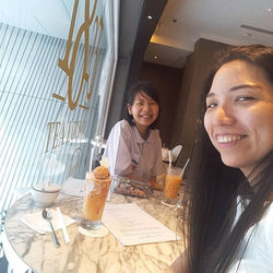 smile and sip tea _#cutep #pds#tcs #tuition #smile #thaitea #icecream_#giventutor