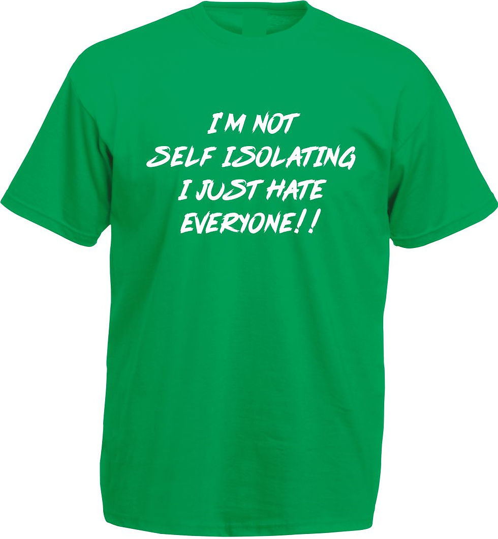 Thumbnail: I'm not Self Isolating I hate everyone!