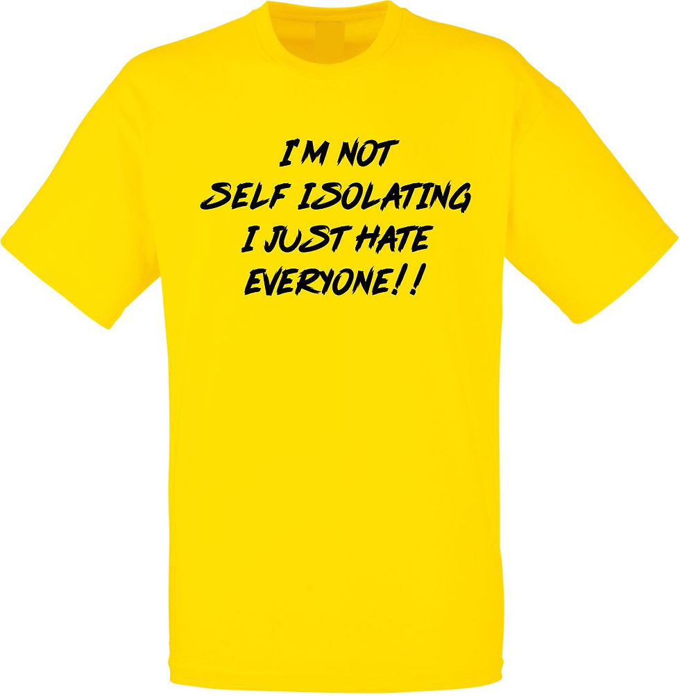 Thumbnail: I'm not Self Isolating I hate everyone!