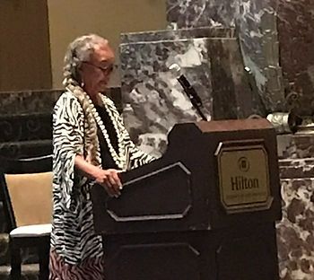Gloria Walker speaks to the attendees at the Hamilton Co. Mental Health & Recovery Services Board's annual meeting on September 9, 2022.