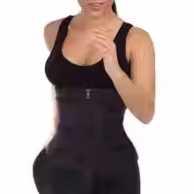 Thumbnail: 1pc Waist Trainer Slimming Body Shaper Fitness Belt Weight Loss Fat Burning Spor