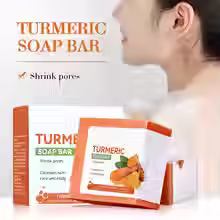 Thumbnail: Hand Made Turmeric Soap Body Cleaning Lightening Dark Underarm Leg Body Cleanser
