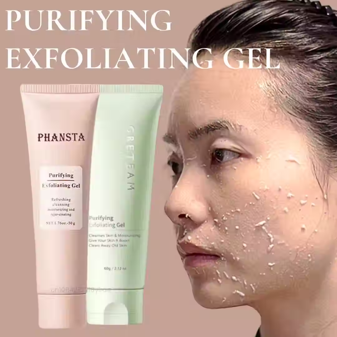 Face Exfoliating Gel Deep Cleansing Pores,Remove Dead Skin Purify Gentle Exfolia