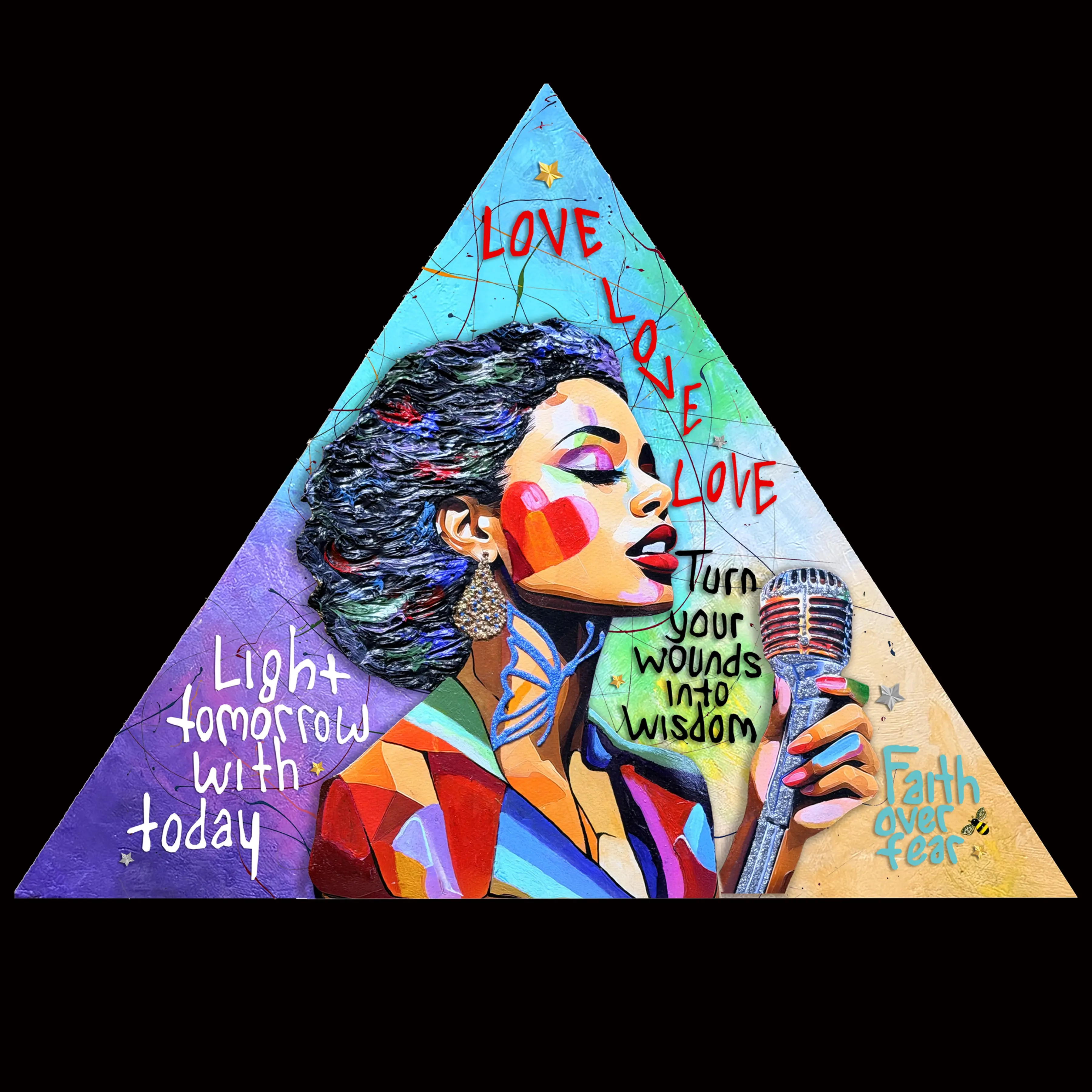 'Love Love Love' Giclee