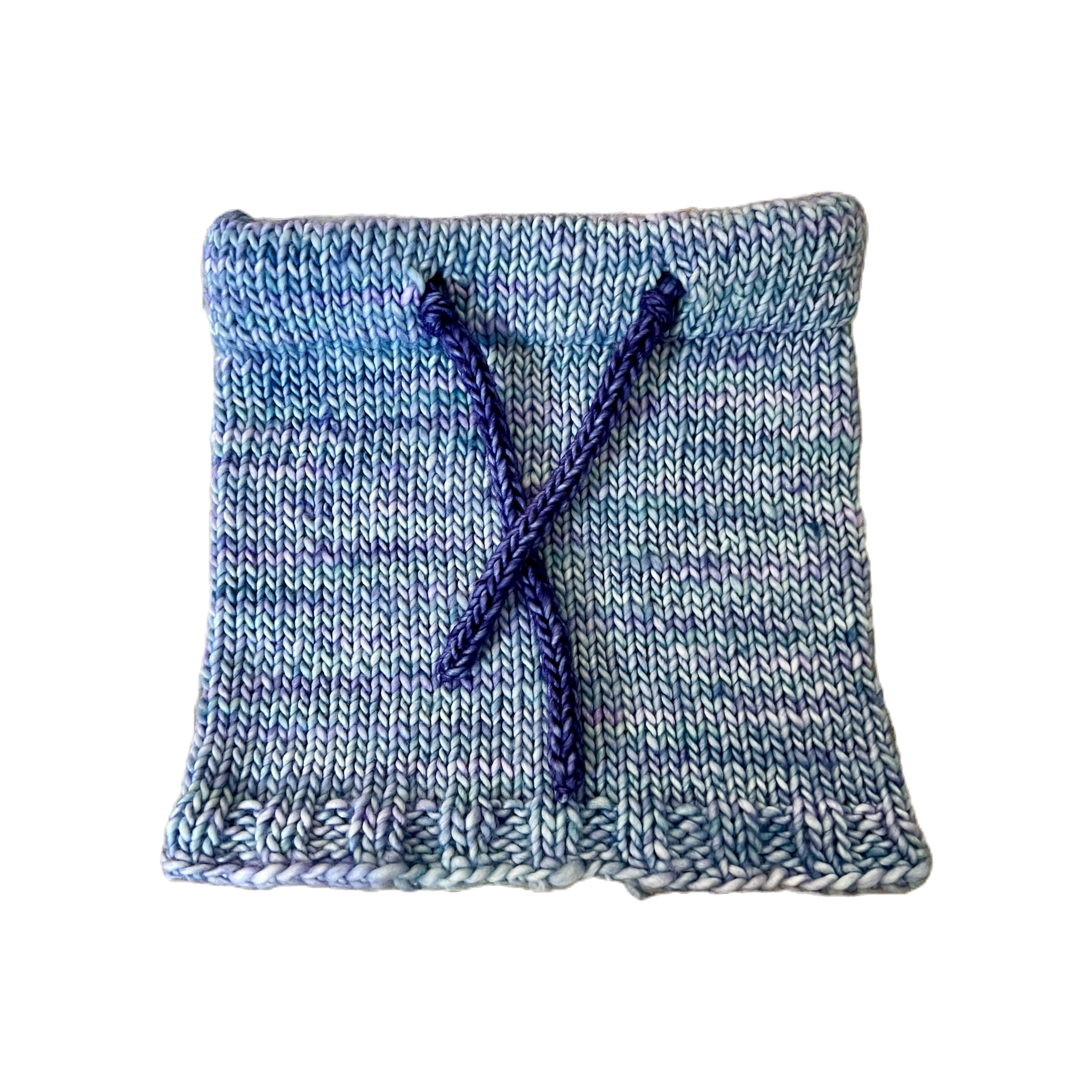 I-Cord Cowl - Light Blue