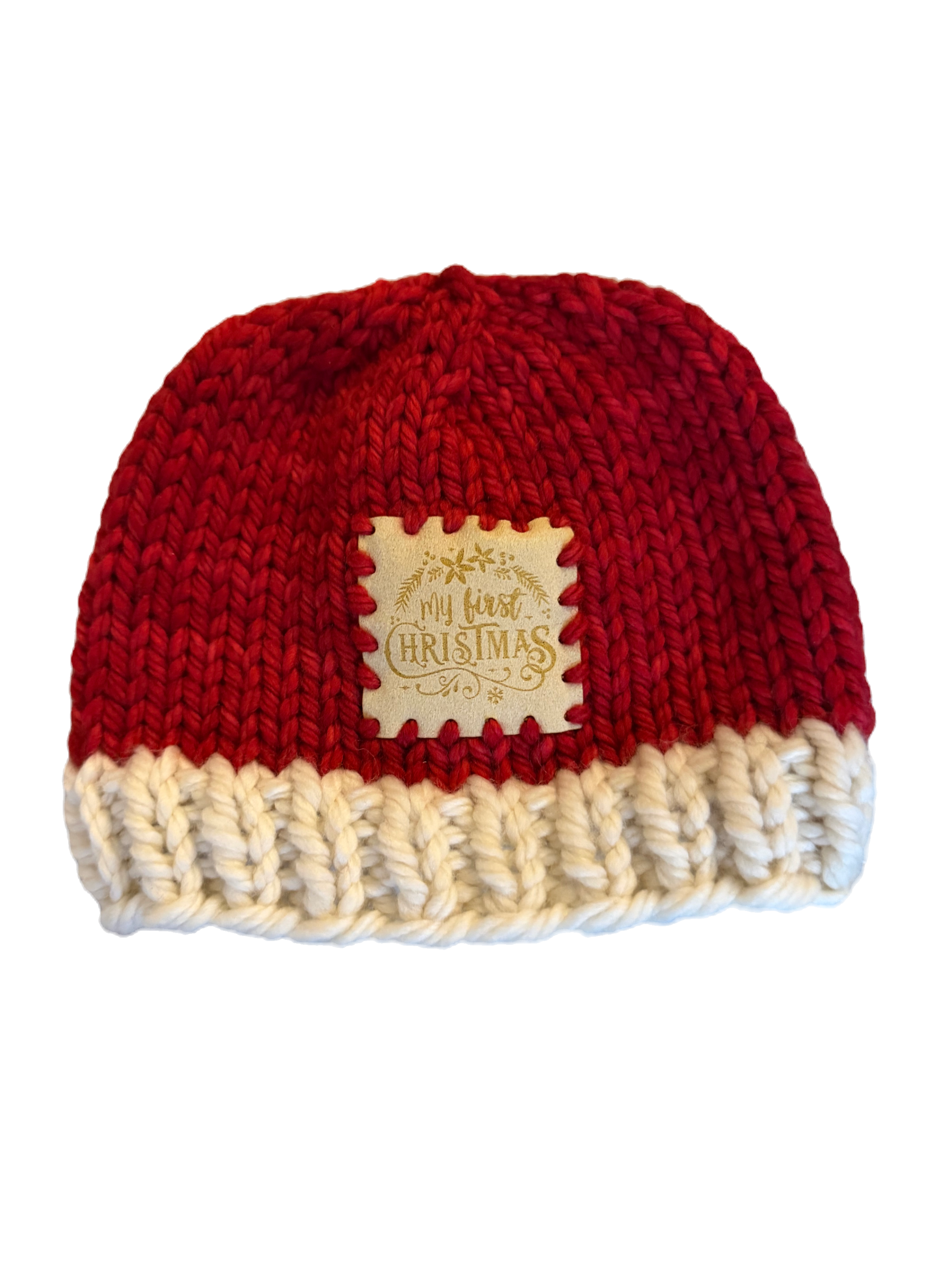 My First Christmas beanie