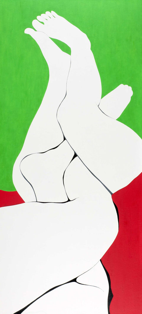 ◌ 依偎2012-01 ◌
/ 2012 /油彩畫布 / 130x66cm /
展出紀錄:
◌ 2012/09/01-30 依偎 洪莫愁2012個展 / 花蓮乙皮畫廊
◌ 2014/07/02-13 依偎--現代情緣 洪莫愁2014個展 / 中正紀念堂三樓志清廳