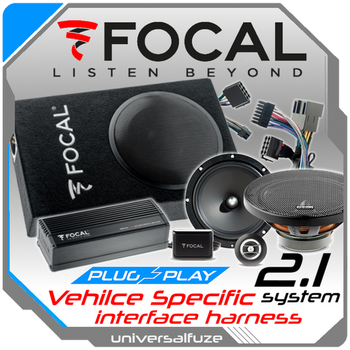 Focal Sub Amp Speaker 2.1 package Universalfuze