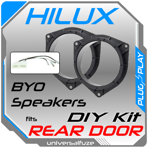 Rear speaker mounting kit fits Toyota Hilux Universalfuze