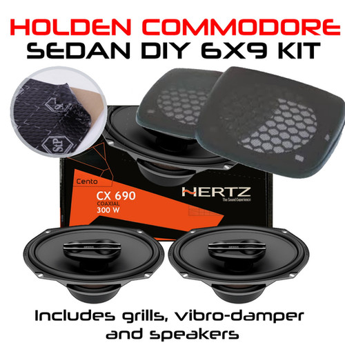 Hertz 6x9 speaker kit for Holden Commodore Sedan Universalfuze