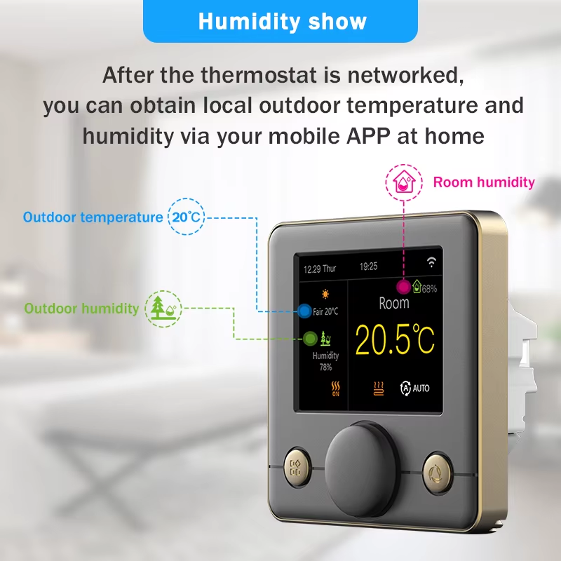 Thumbnail: Tuya Smart Wifi Thermostat Electric Floor Heating Water Gas Boiler Termostato Di