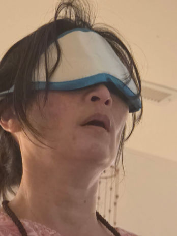 Conscious breathing with eye mask Centreville