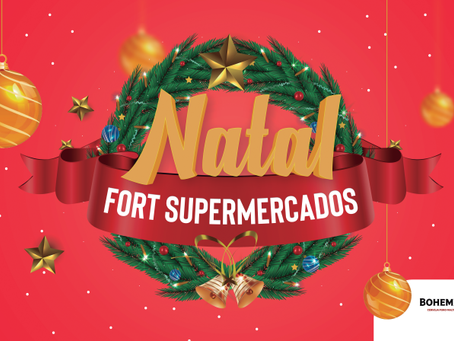 🎄 Rede Fort de Supermercados - Campanha Natal
