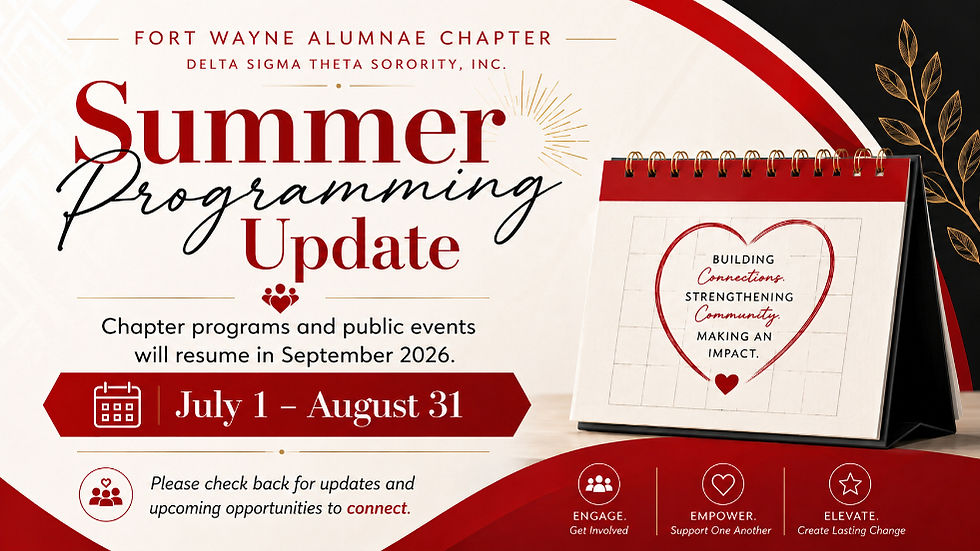 Summer Programming Update