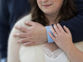 Winter Engagement Shoot in Downtown Halifax