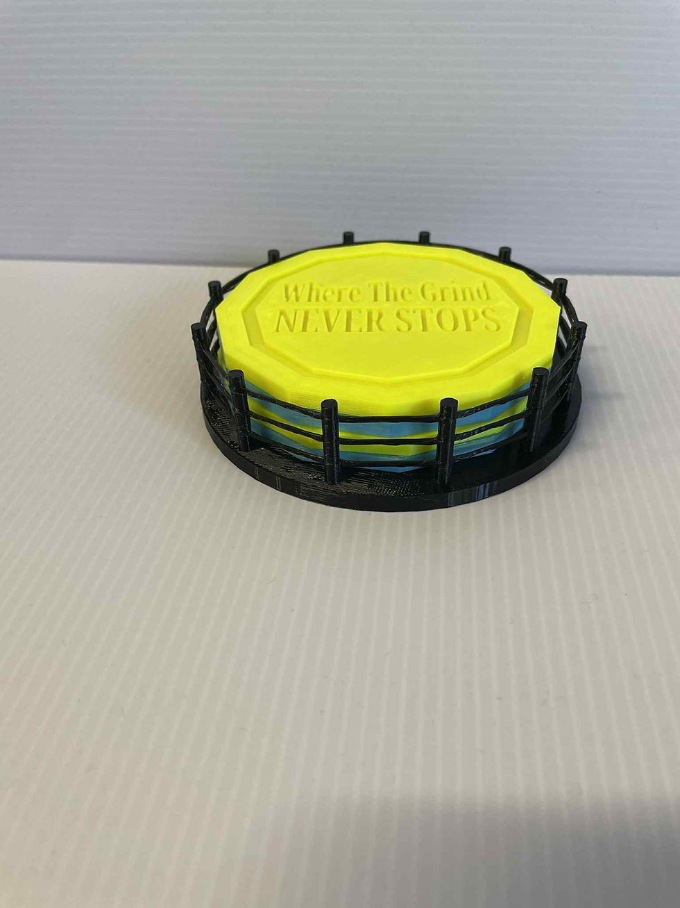 Thumbnail: 3D Printed Coasters "Where The Grind NEVER STOPS"