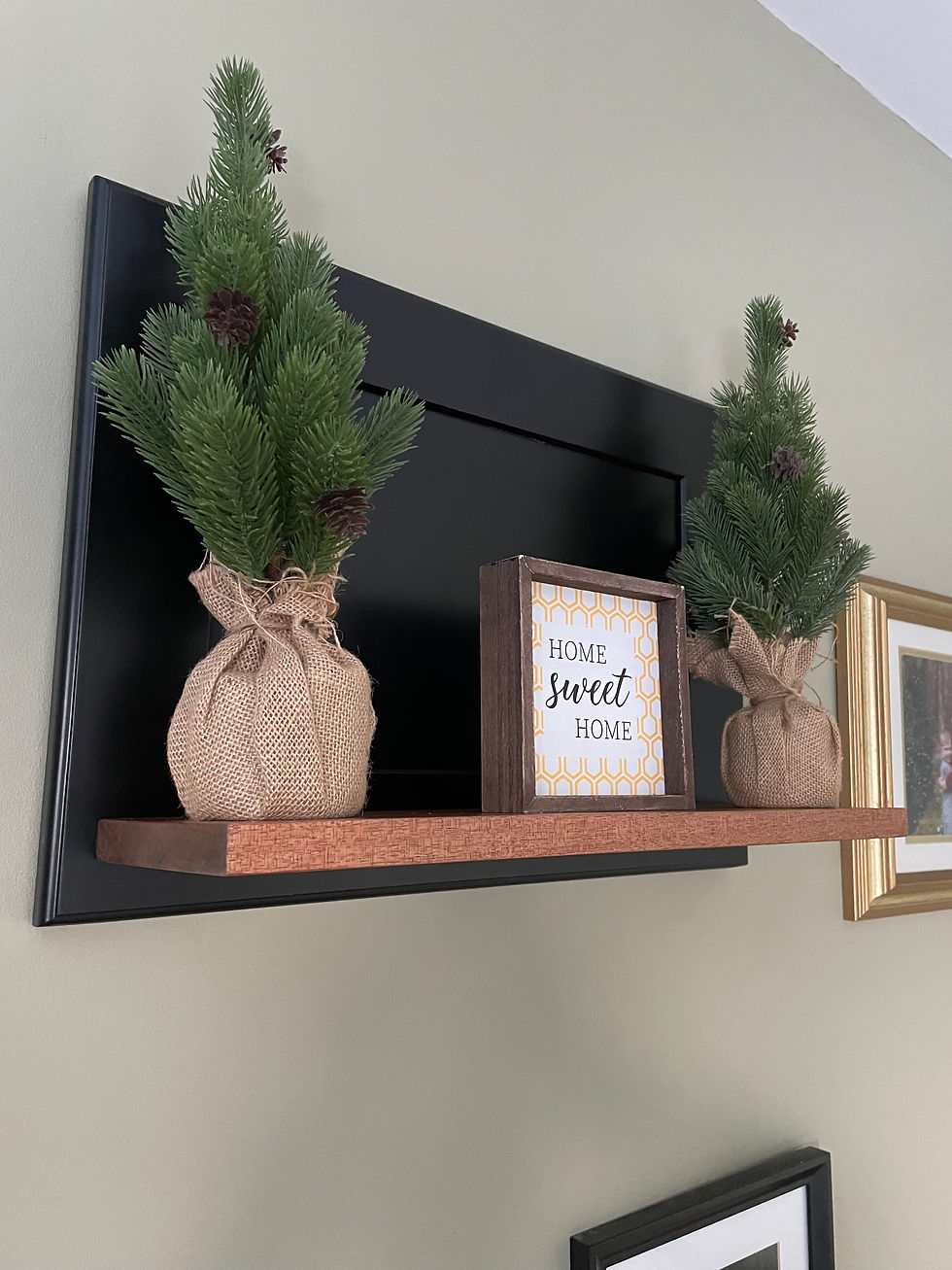 Thumbnail: Black & Mahogany Shelf