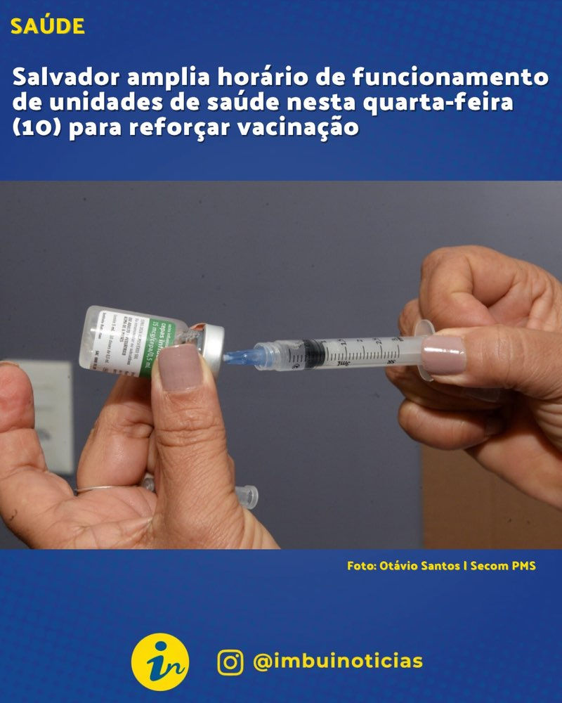 Salvador amplia horário de funcionamento de unidades de saude nesta quarta-feira
(10)