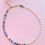 Thumbnail: Boho chic steel necklace with pearls