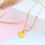 Thumbnail: Stainless steel Love me necklace