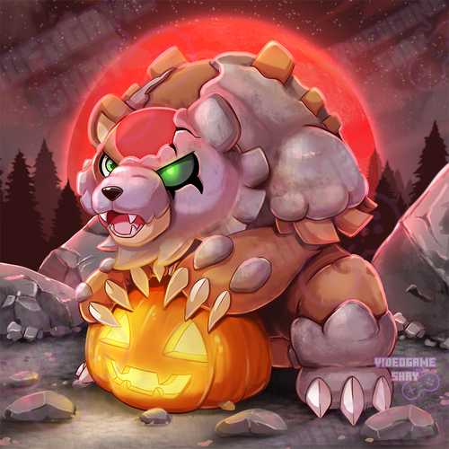 Halloween Blood Moon Ursaluna VideoGame Shay