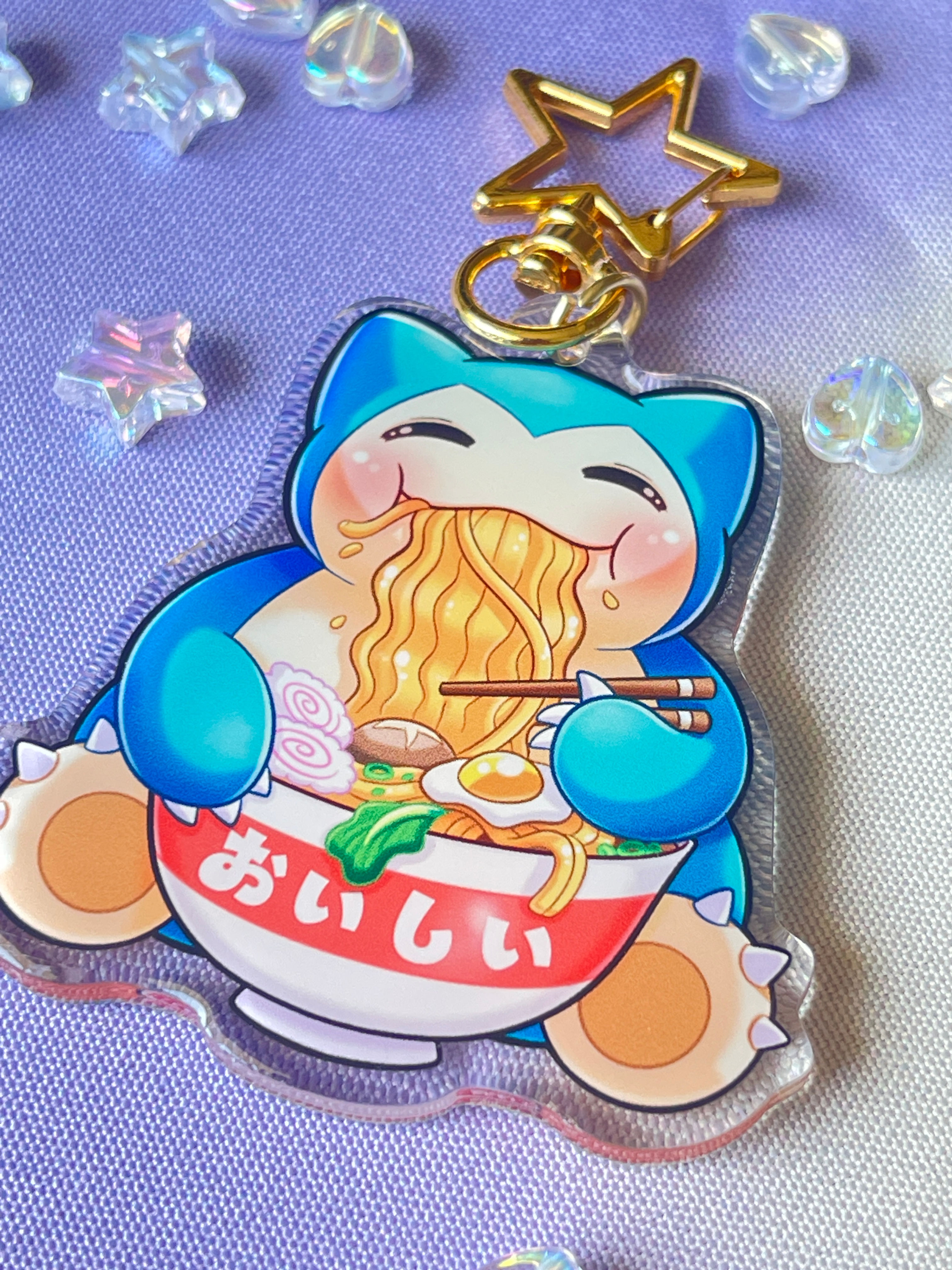 Snorlax Pokemon Keychain