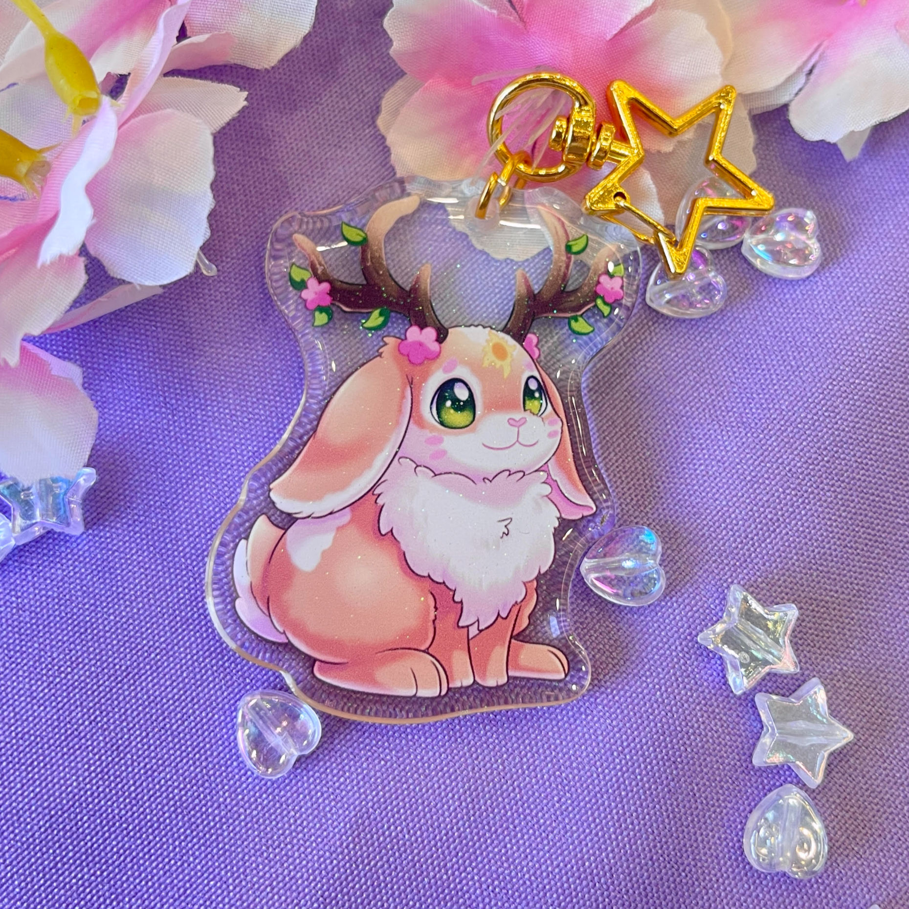 Jackalope Gifts - Cute keychain with mythical creature
