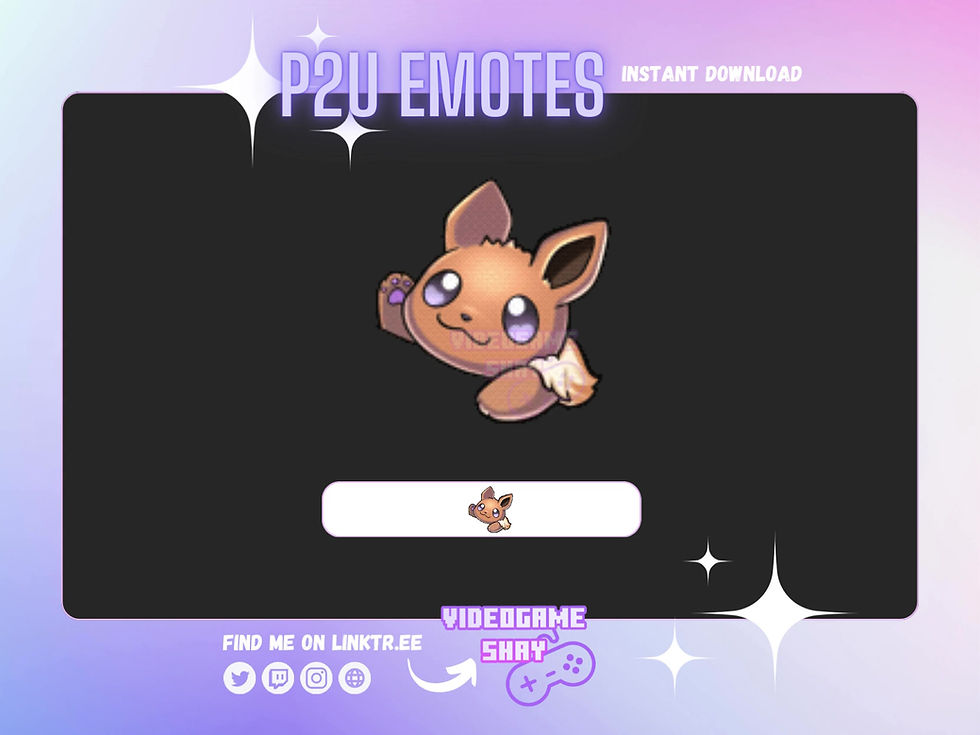Thumbnail: Eevee Bongo Tap Animated Emotes