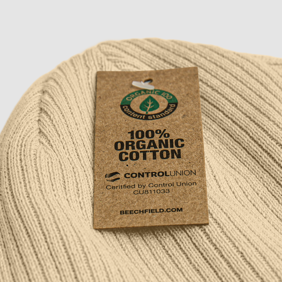 Thumbnail: Organic No Planet B Ribbed Beanie