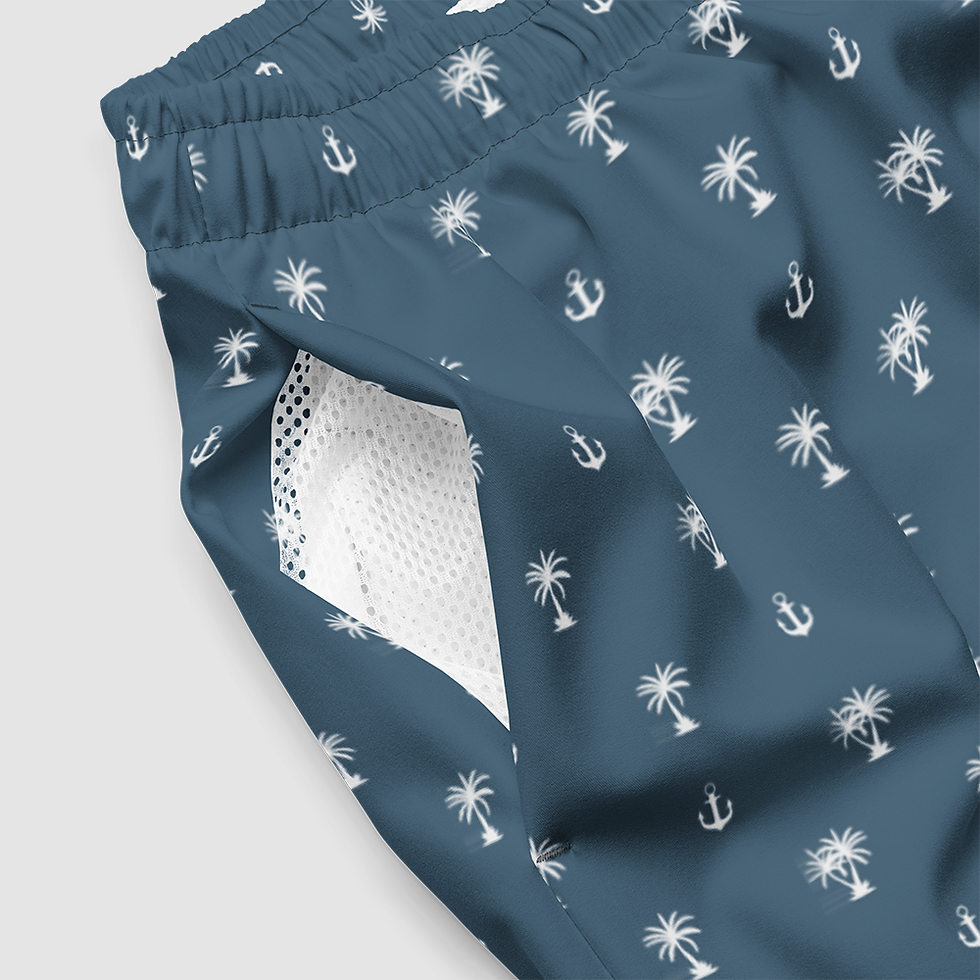 Thumbnail: Men's Patterned Swim Trunks