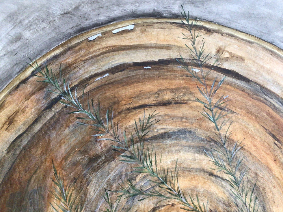 Thumbnail: A glazed dish with Rosemary.
