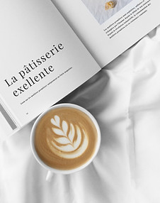 Magazine and Coffee