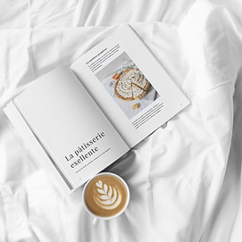 Magazine and Coffee