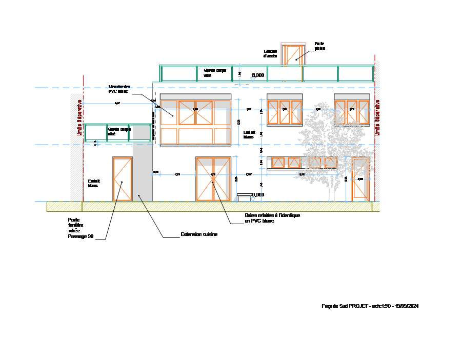 Façade Sud PROJET