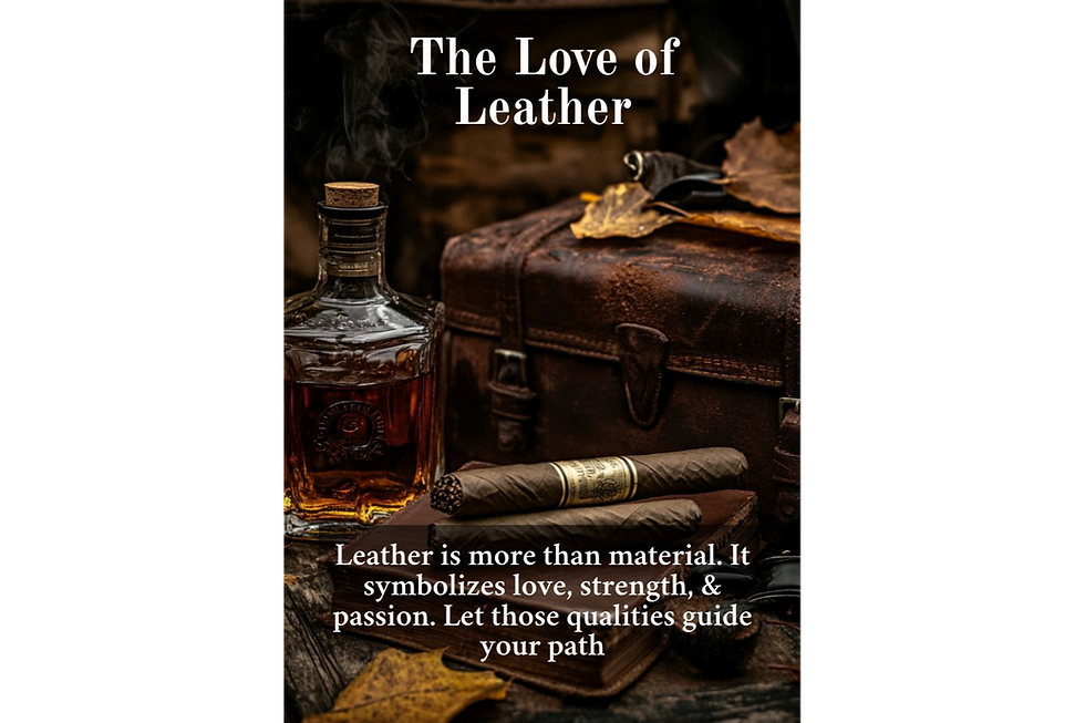The Love of Leather card from Leather Lifestyle Oracle Deck