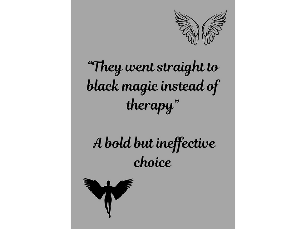 Thumbnail: They went straight to black magic instead of therapy spiritual warfare oracle card