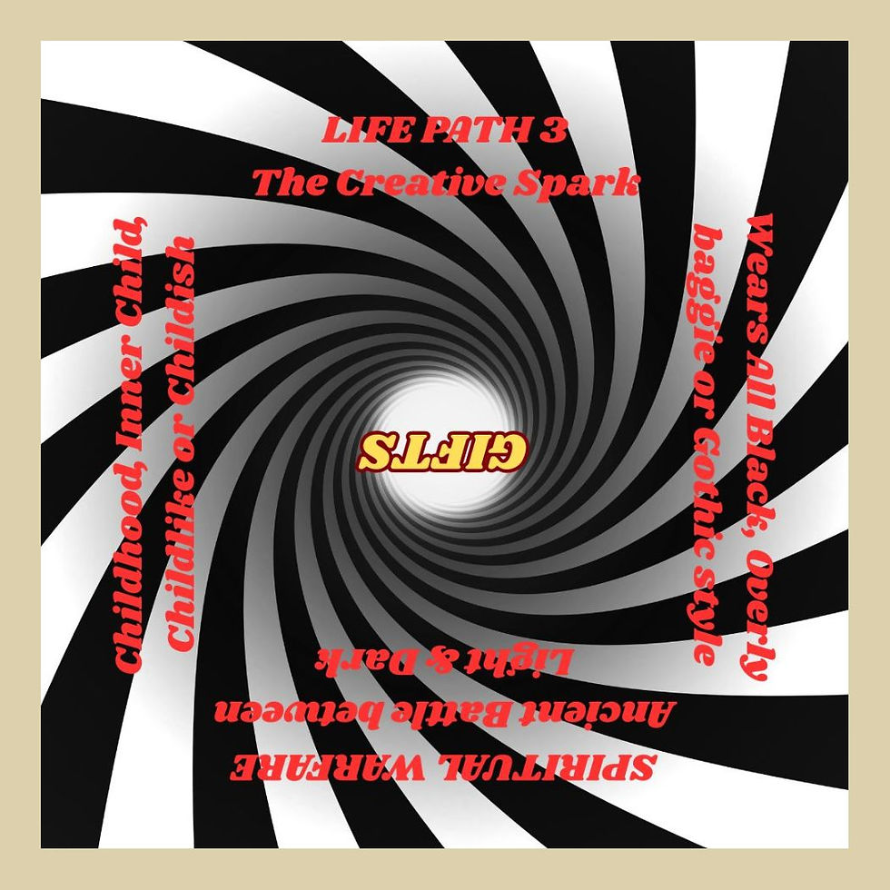 Thumbnail: Gifts oracle card featuring Life Path 3 creativity, spiritual warfare, and intuitive abilities