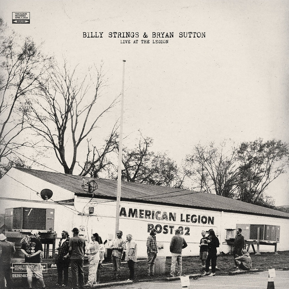 Billy Strings : Live At The Legion Indie Store CLEAR Vinyl