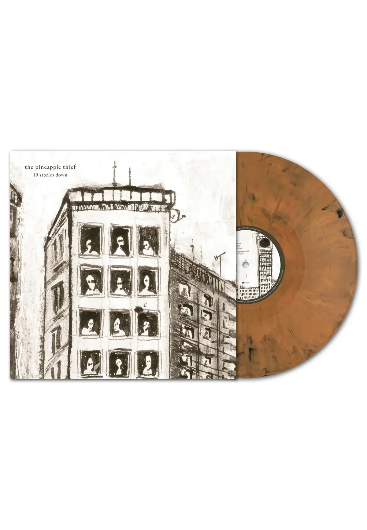 The Pineapple Thief - 10 Stories Down (20th Anniv.) Apricot/Black - Marble Vinyl