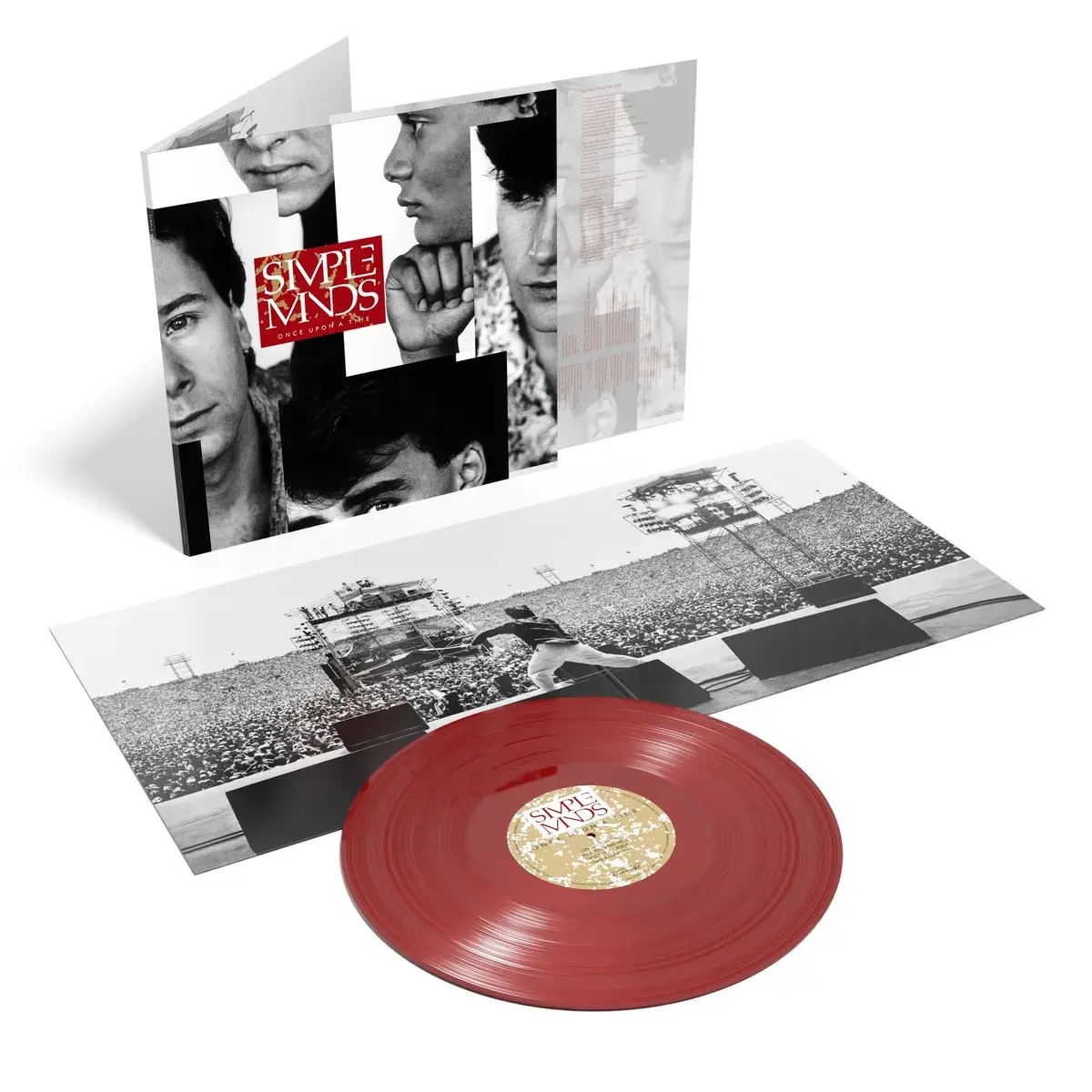   Simple Minds :  Once Upon A Time Red Vinyl Record