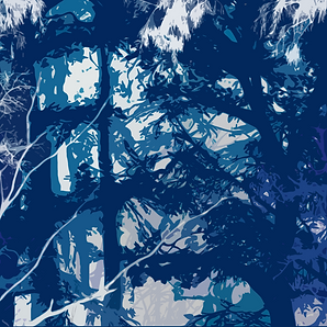 Blue Forest Cut Outs
